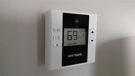 The first. . How to set temperature on verdant thermostat